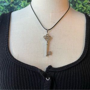 Silver Key Necklace